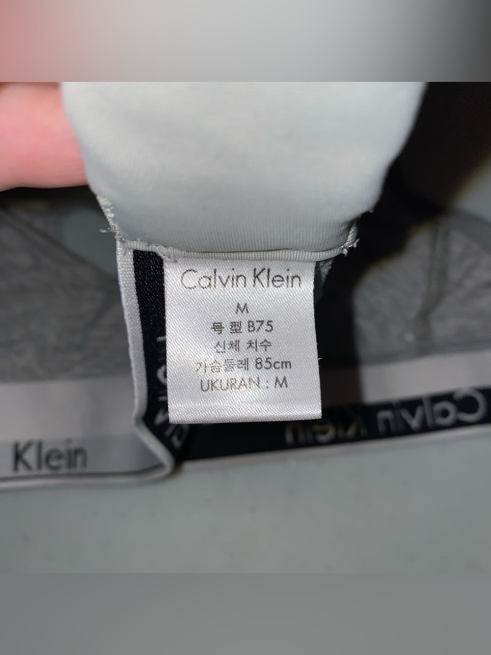 Calvin Klein Heather Gray Bralette - Picture 6 of 9
